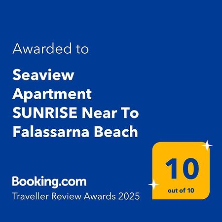 Seaview Apartment Sunrise Near To Falassarna Beach Kolimvárion Eksteriør billede