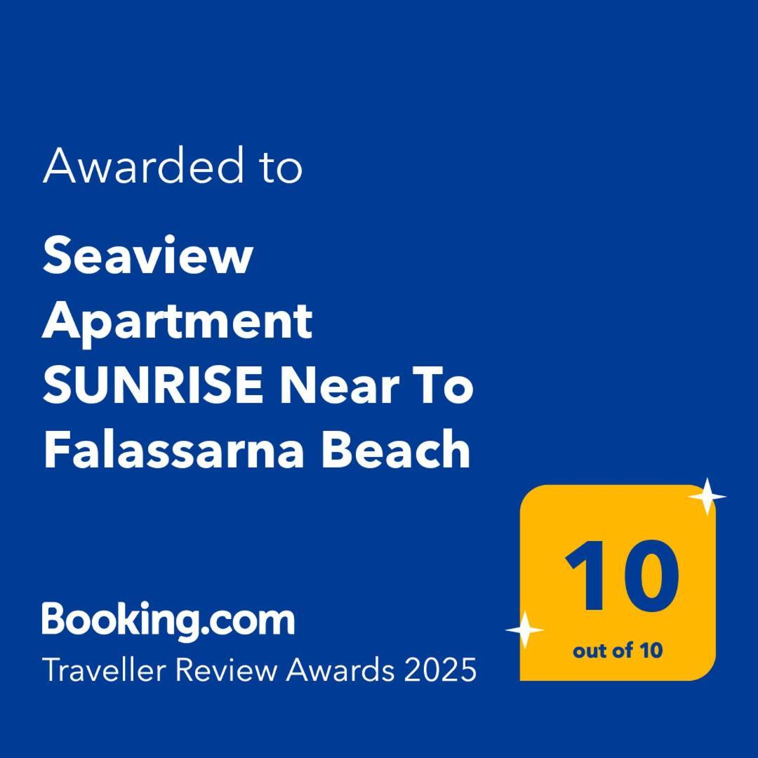Seaview Apartment Sunrise Near To Falassarna Beach Kolimvárion Eksteriør billede